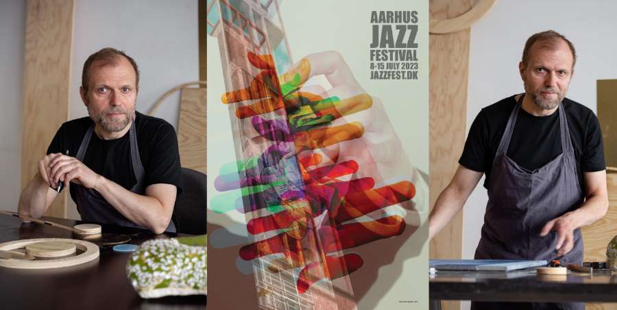 Peter Holst Henckel fanger jazzen i årets plakat